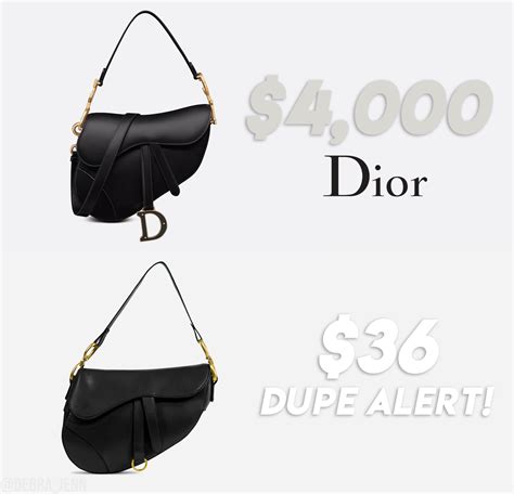 dior bag saddle dupe|christian dior knockoff bags.